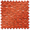 Carron, Tangerine - Motorised Roman Blind
